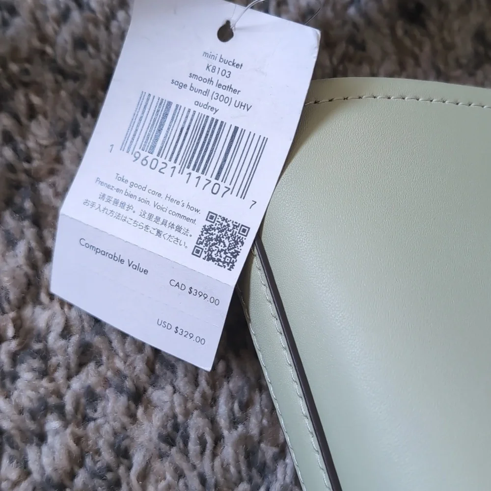 NWT Kate Spade Audrey Mini Bucket Bag